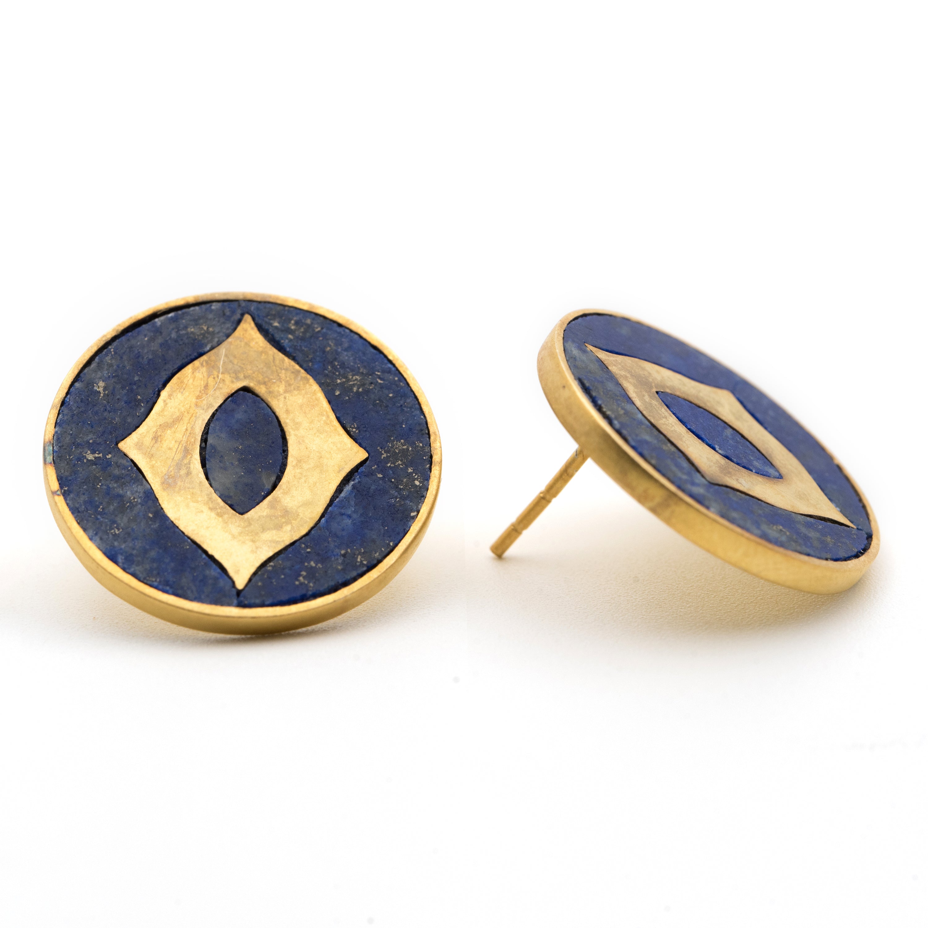 Blue Lapis Lazuli Earrings - AZGA