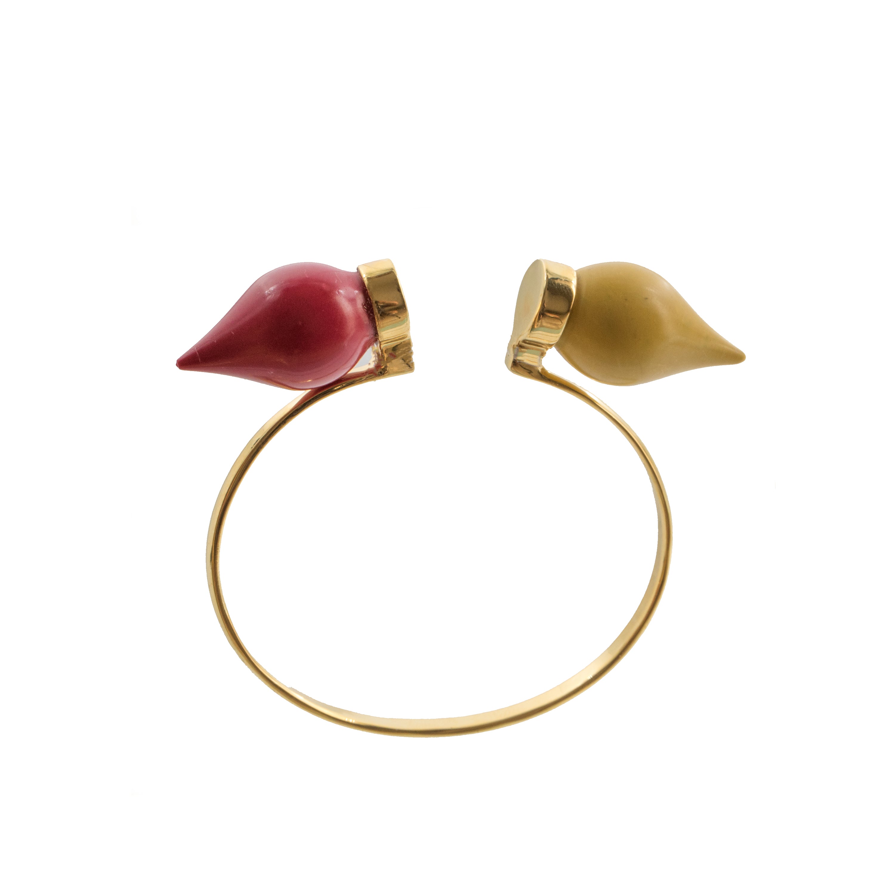 Color block dome bangles - AZGA