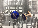 Initials/ Monogram - with Enamel - AZGA