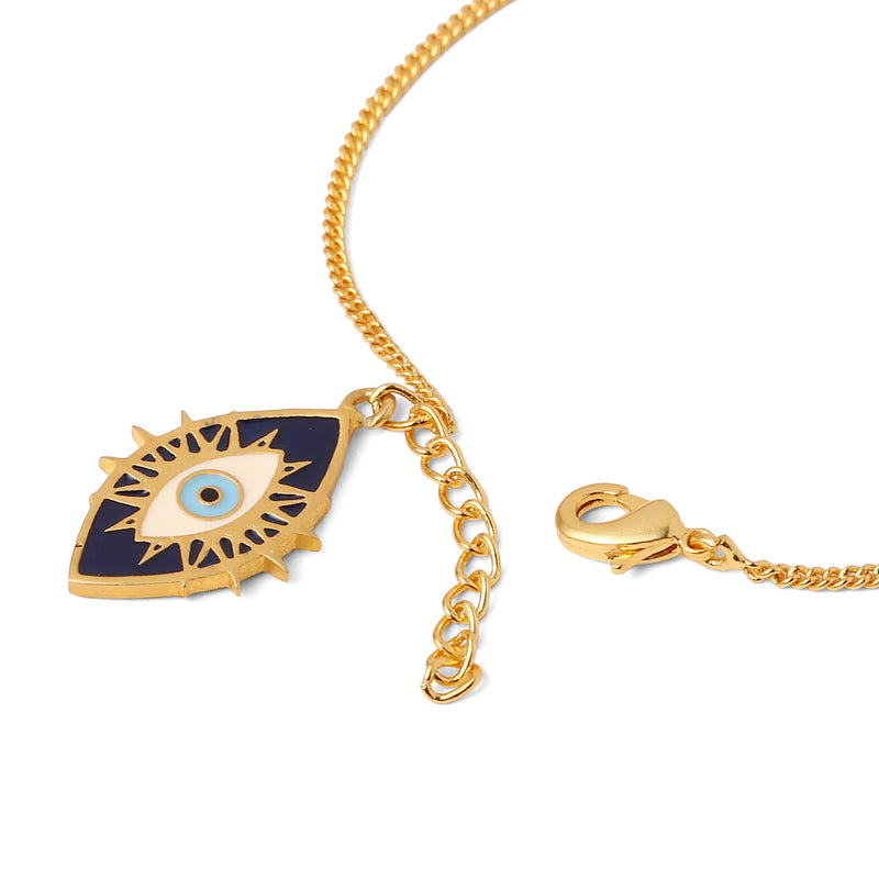 Buy Turkish Blue Evil Eye Charm Bracelet Hand Beaded Stone Bracelet for  Women & Girls at Amazon.in