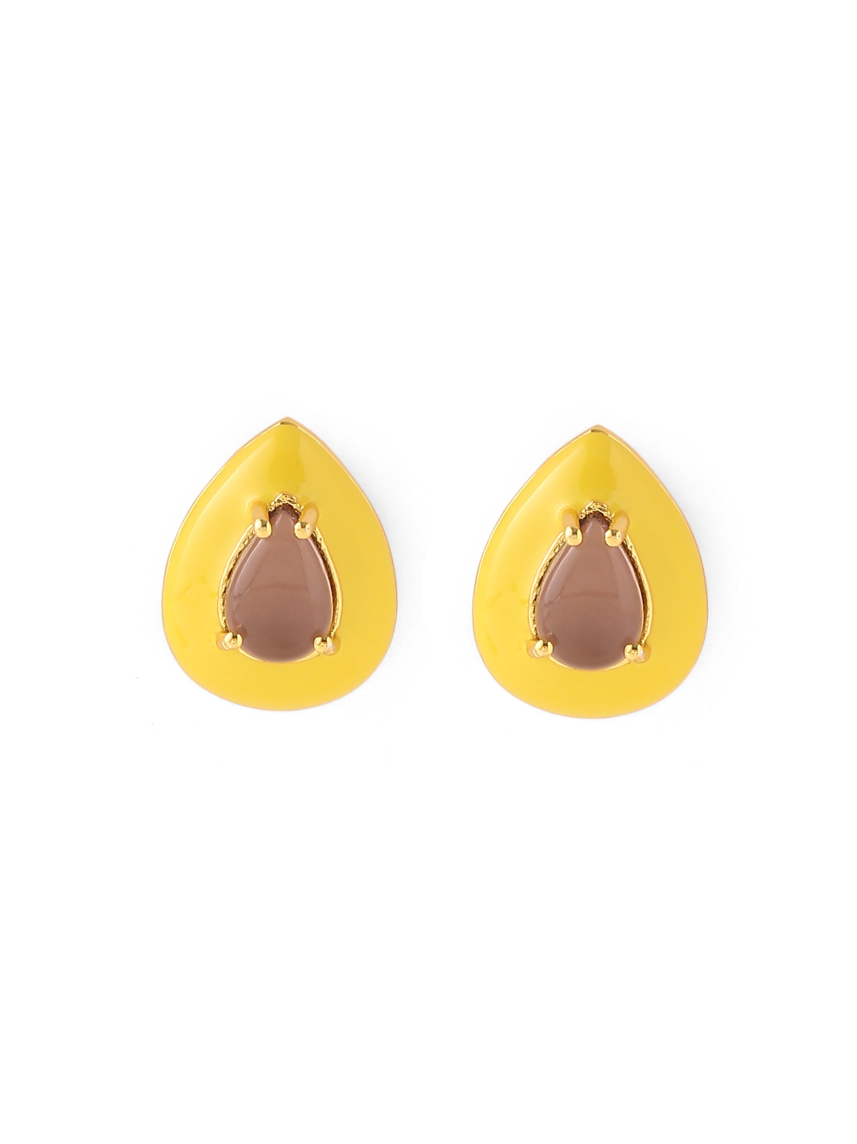 Drop Earring - Yellow