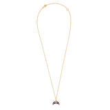Crescent Moon Polki Neckchain