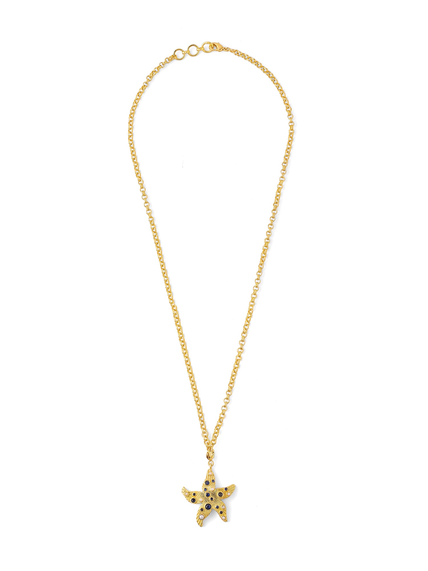 Star Fish charm necklace