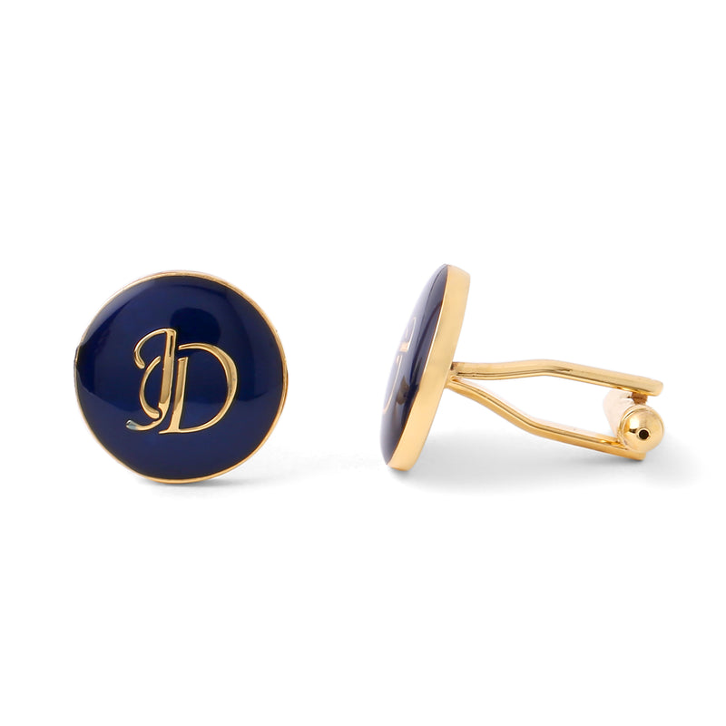 Initials/ Monogram - with Enamel