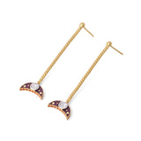 Moon Twirl Earrings