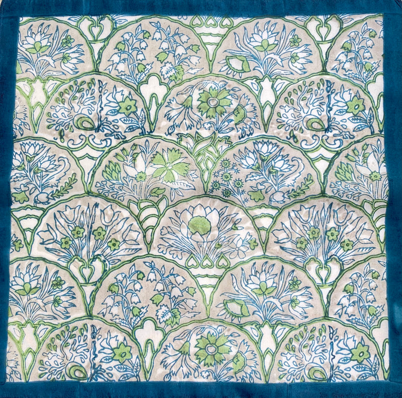 Blue Mehraab Pocket Square