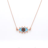 Eye Enamel Neck chain - AZGA