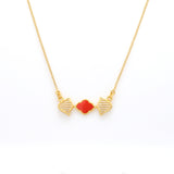 Kashmir Enamel Neck chain - AZGA
