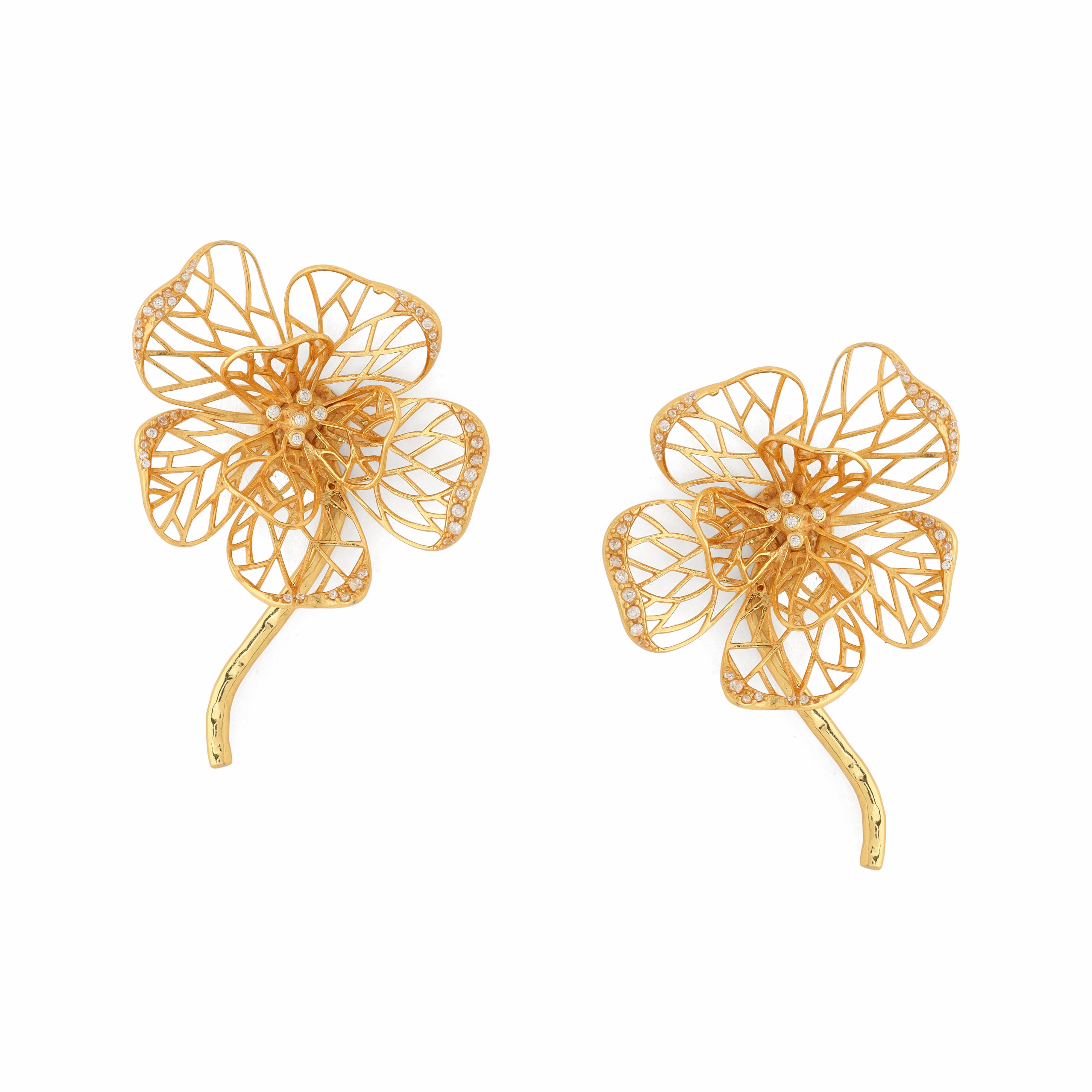 Fiore oro Earrings