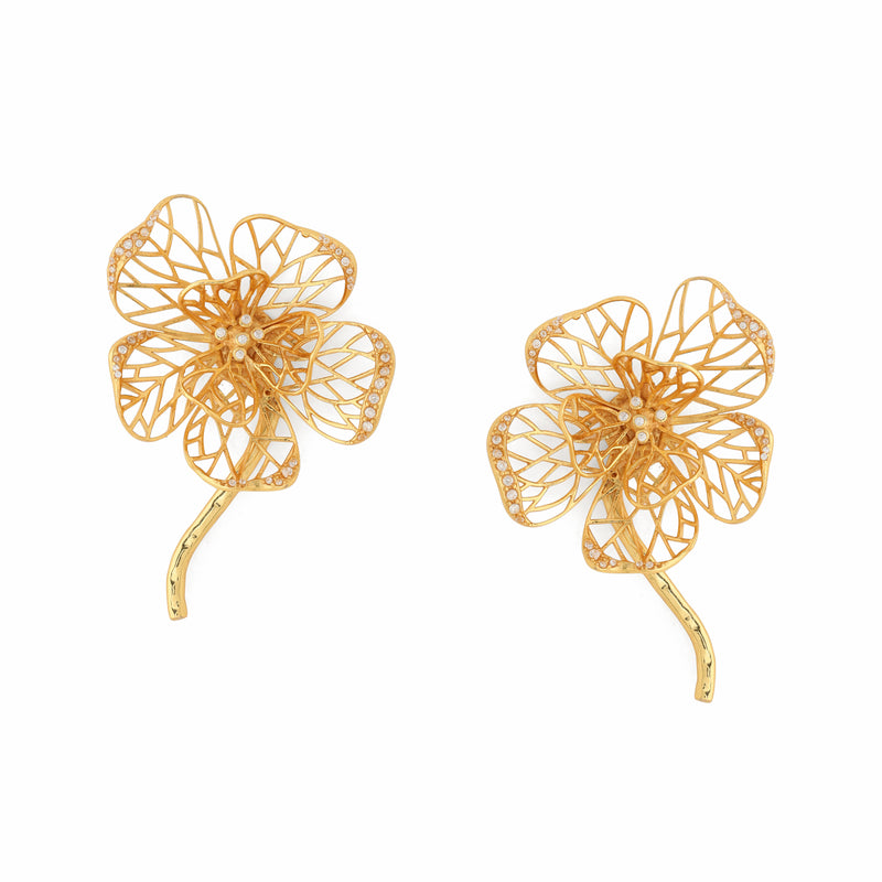 Fiore oro Earrings