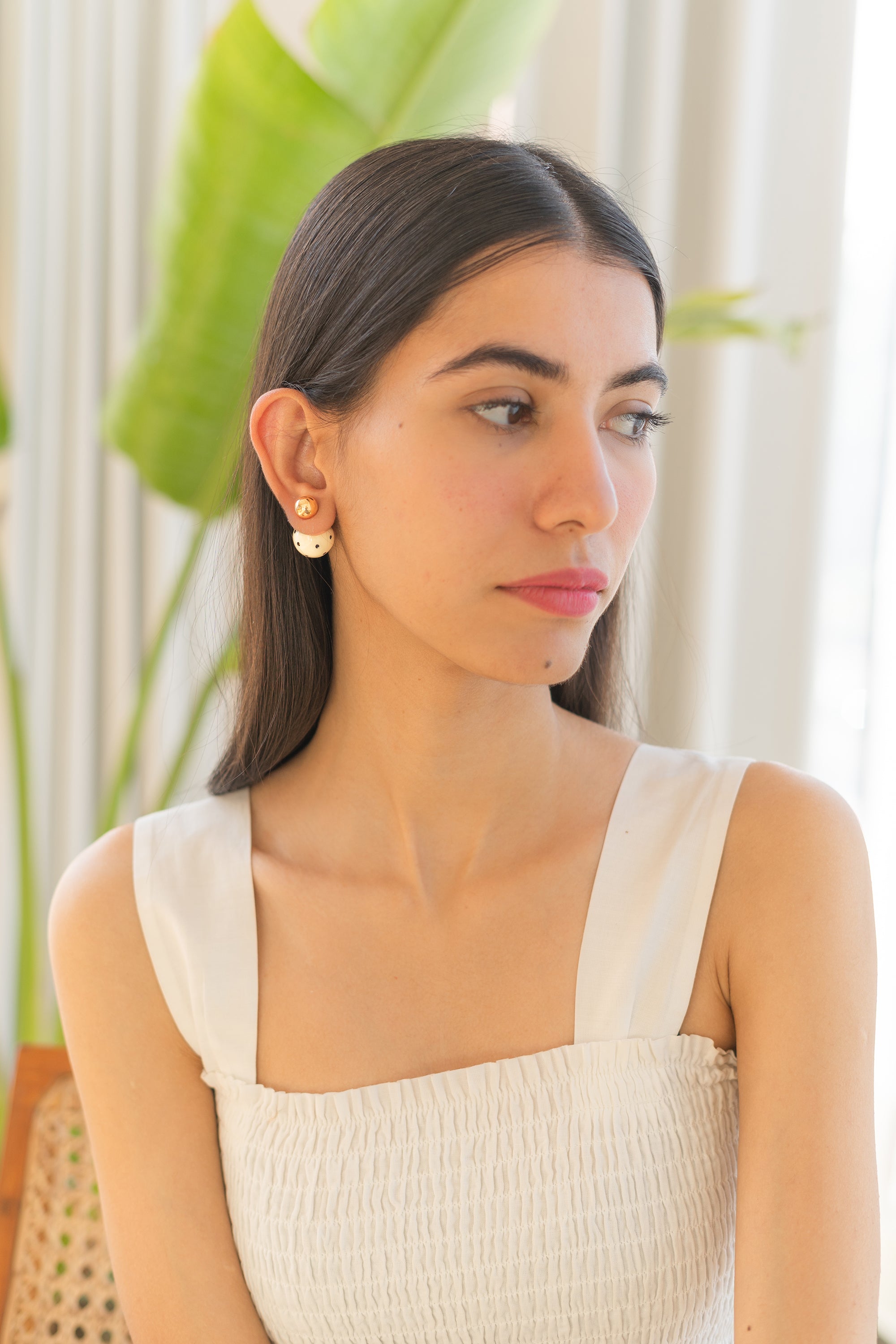 Loco Earrings - Ivory