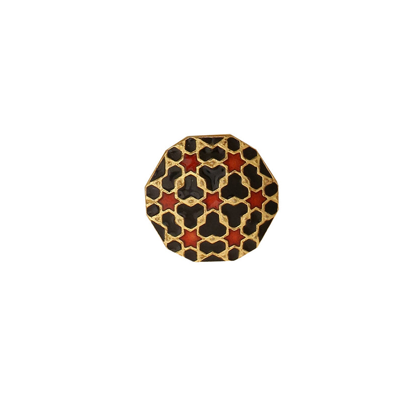 Marrakech Maroon & Black (set of 7 big and 6 small)