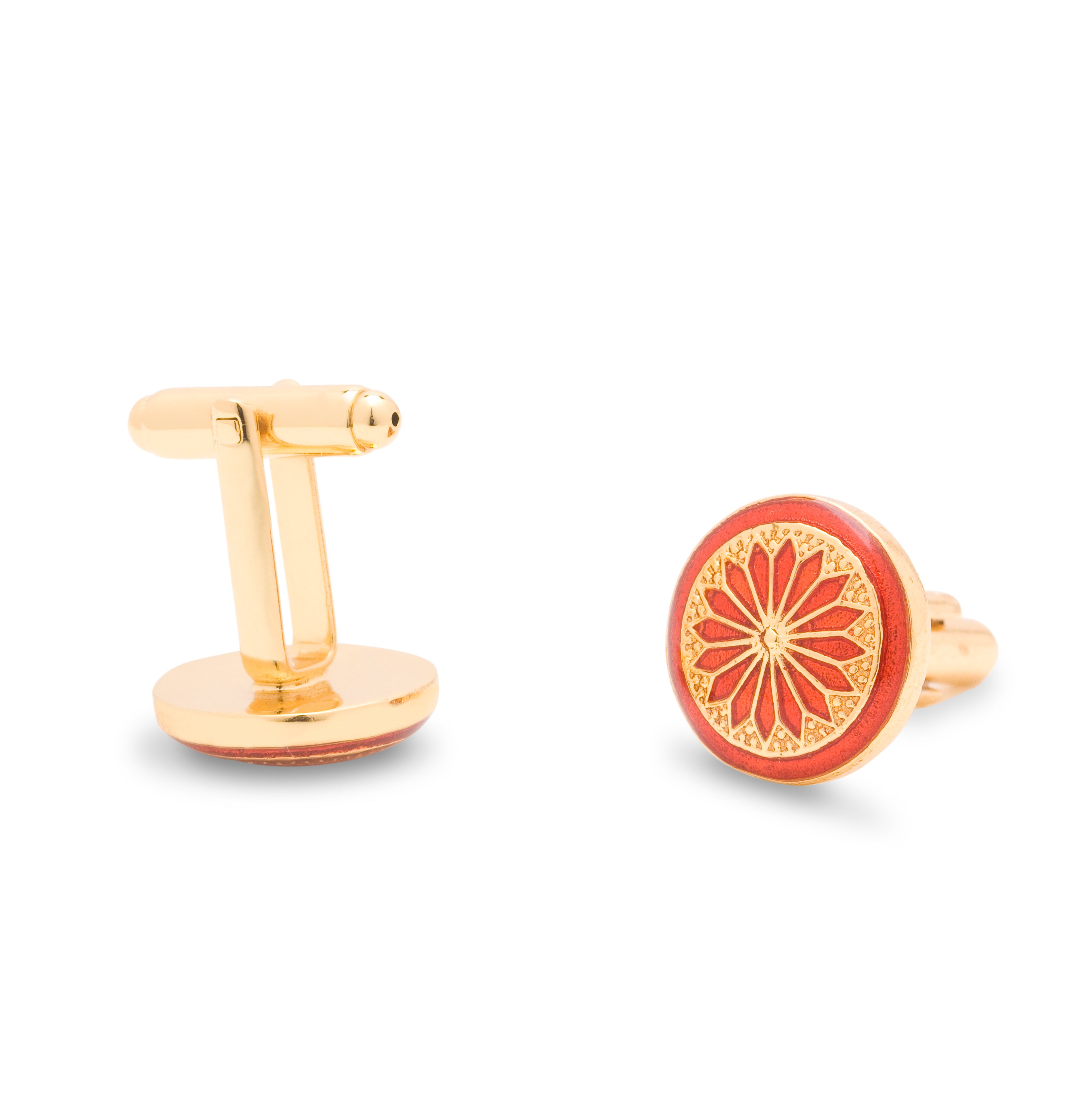 The Kutch Cufflinks - Maroon