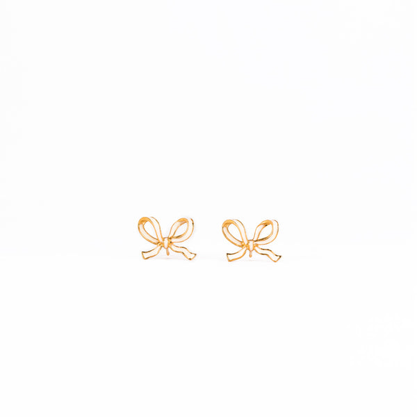 Little Bow earrings - Ivory