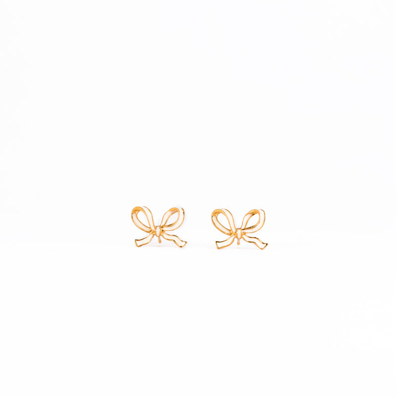 Little Bow earrings - Ivory